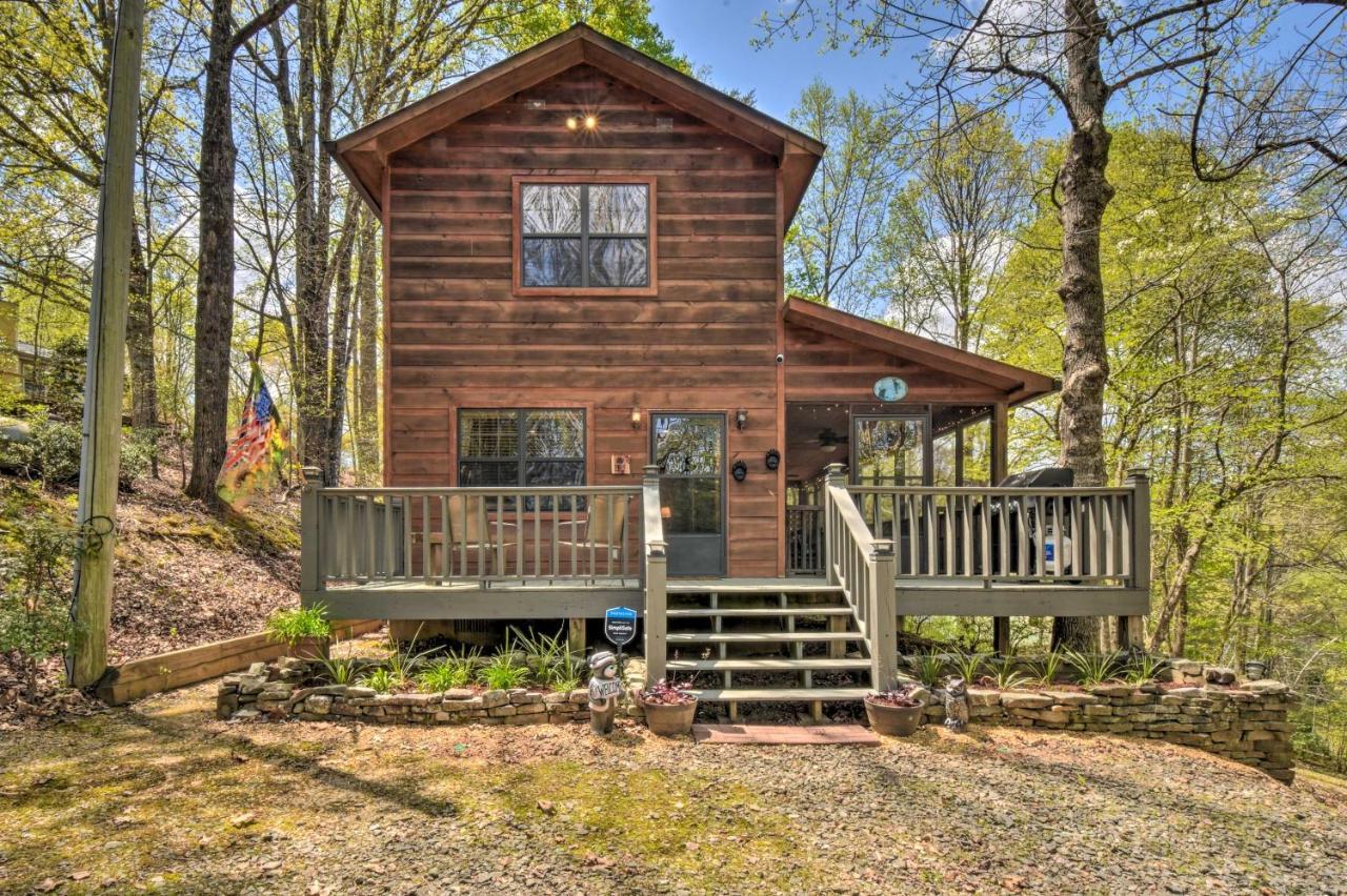 Cozy Hiawassee Cabin With Fire Pit And Mtn Views! Extérieur photo