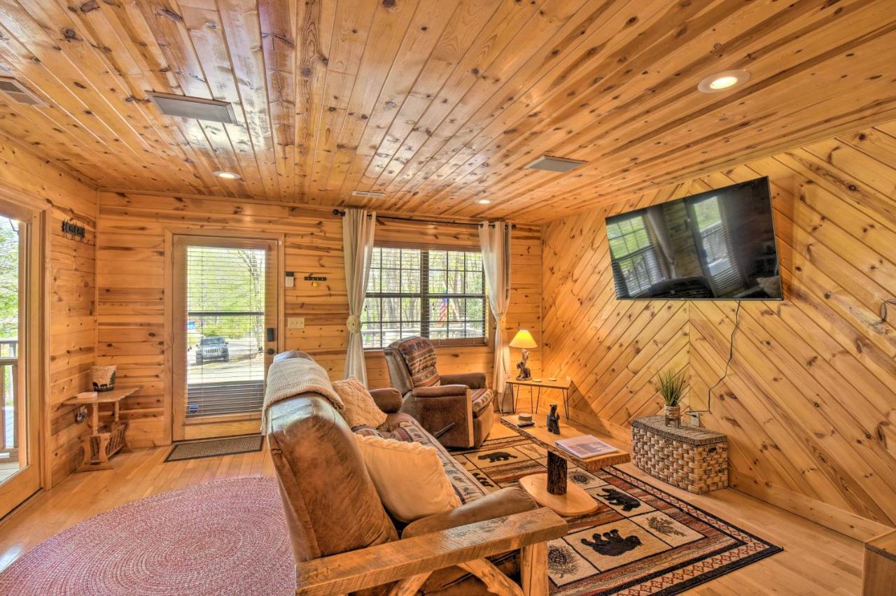 Cozy Hiawassee Cabin With Fire Pit And Mtn Views! Extérieur photo