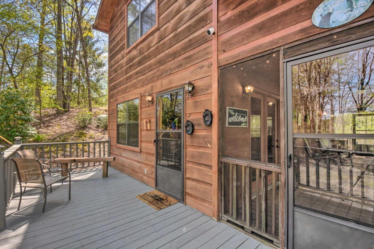 Cozy Hiawassee Cabin With Fire Pit And Mtn Views! Extérieur photo