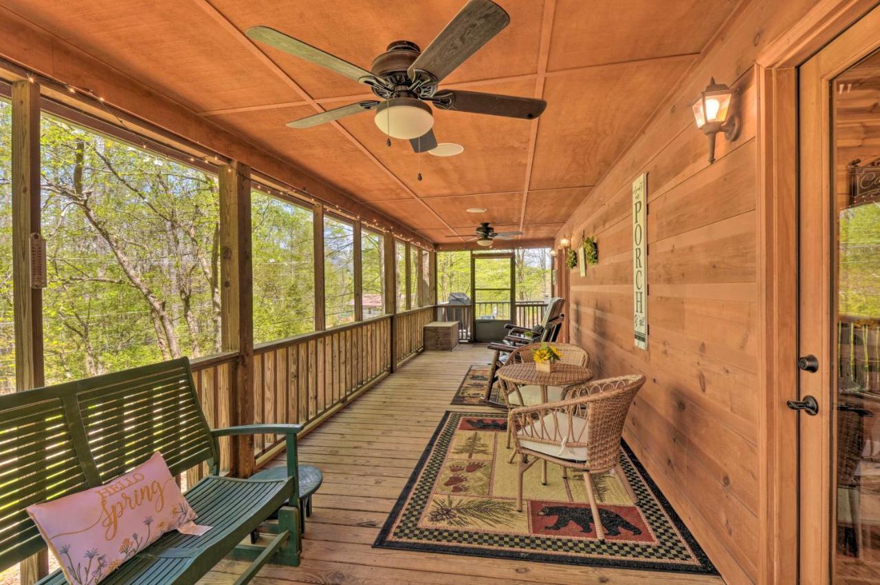 Cozy Hiawassee Cabin With Fire Pit And Mtn Views! Extérieur photo