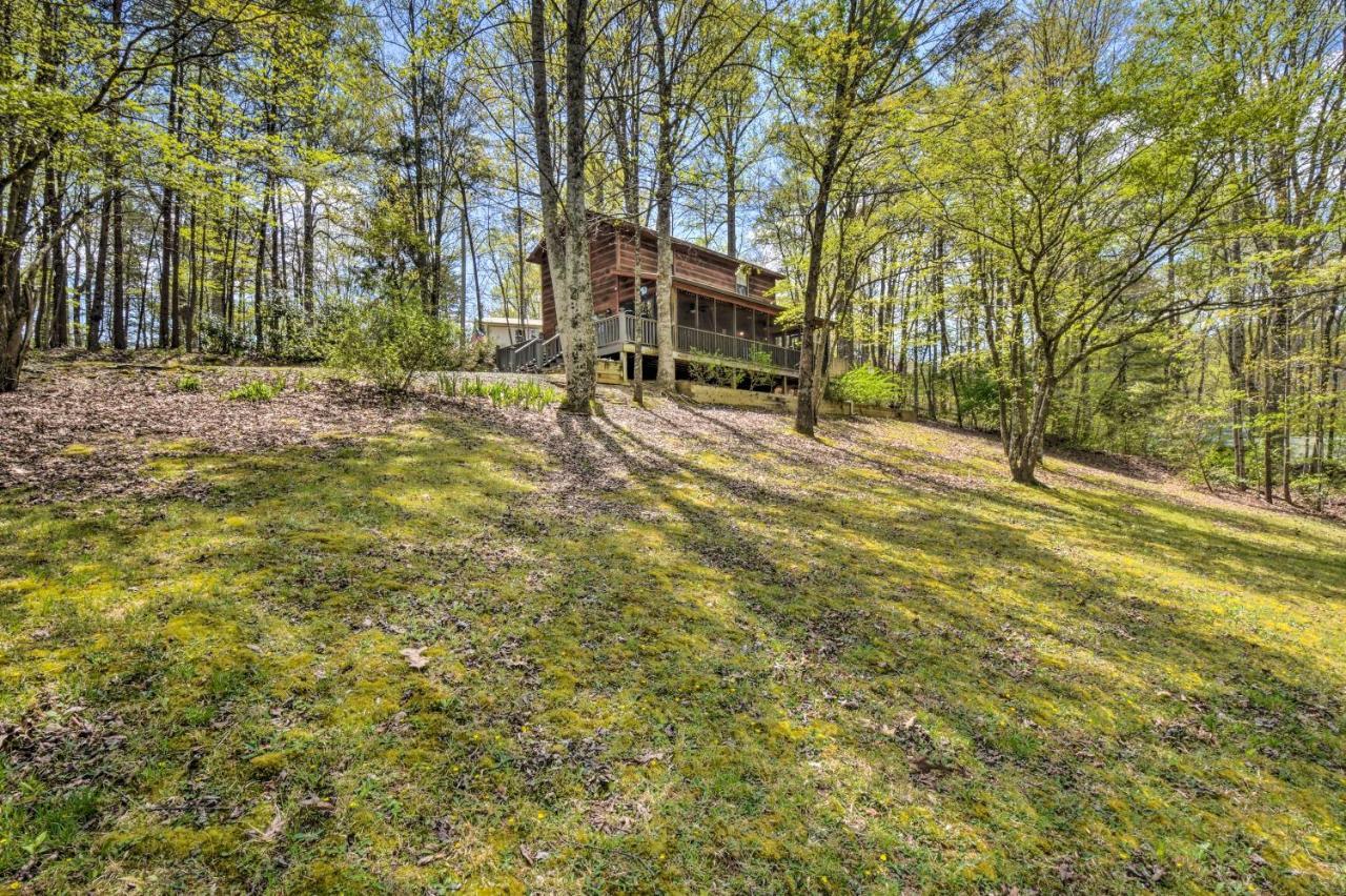 Cozy Hiawassee Cabin With Fire Pit And Mtn Views! Extérieur photo