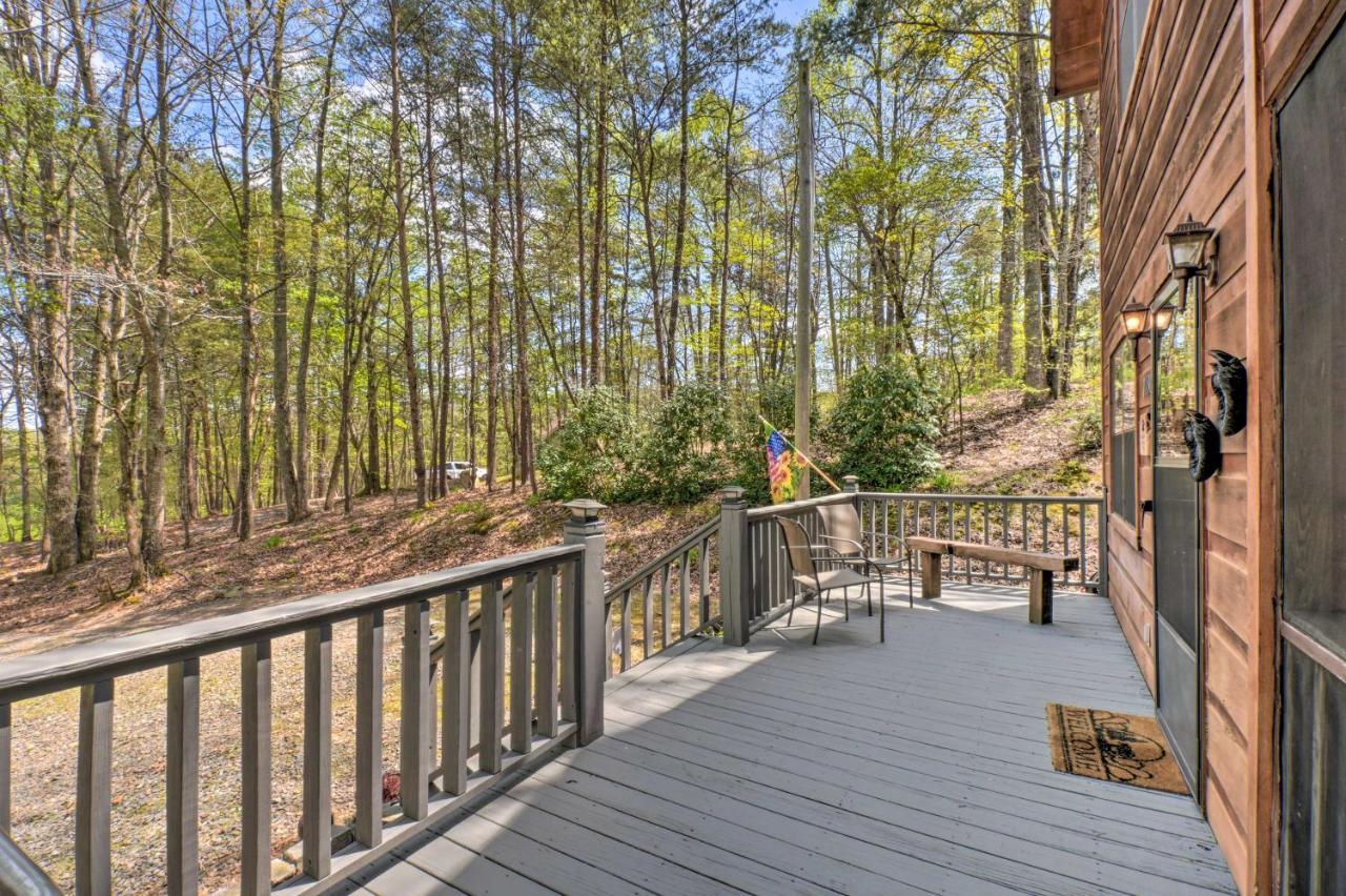 Cozy Hiawassee Cabin With Fire Pit And Mtn Views! Extérieur photo